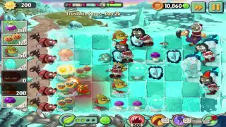 Plants vs Zombies 2 : Frostbite Caves - Day 26 Walkthrough