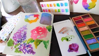 Review of Viviva Travel Paint Kit and Spring Paint Pans