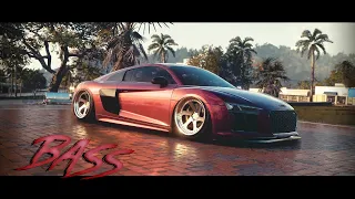 POLVERE X SIDEUS - FALL OF ROME (BASS BOOSTED) / Slammed Audi R8 Cinematic