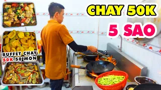 Căng tròn mắt "Buffet Chay 50K" ngon như nhà hàng 5 Sao quy trình nấu 50 Món Chay chất như nước cất