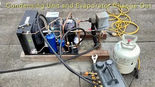 Condensing unit and Evap coil change out