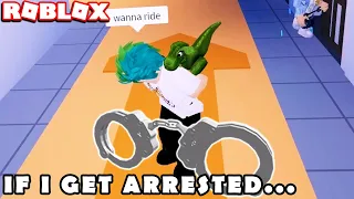 IF I GET ARRESTED THE VIDEO ENDS in ROBLOX JAILBREAK