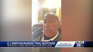 OJ Simpson comments on Alex Murdaugh murder trial