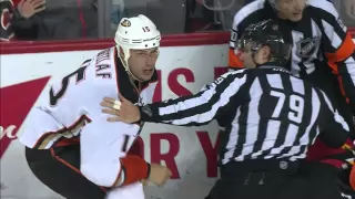 Gotta See It: Kesler nets puck after final horn, Flames not happy about it