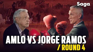 AMLO y JORGE RAMOS se ENFRENTARON, otra vez, en la MAÑANERA por la INSEGURIDAD en MÉXICO