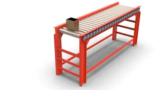 Solidworks Tutorial # 198 Roller Conveyor Designing and Motion Study in Solidworksby SW Easy Design