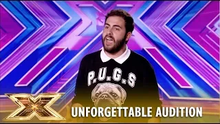 Andrea Faustini's Unforgettable Audition - Don't Judge A Book By Its Cover! | The X Factor