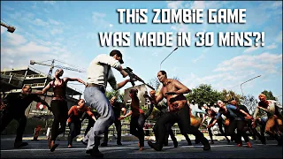 This Zombie Game Was Made in 30 Minutes - It's AMAZING!