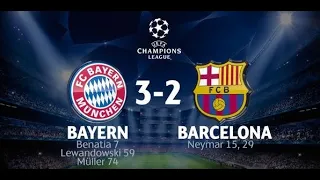 Bayern Munchen vs Barcelona 3-2 Semifinal Leg II UCL 2014 2015 Goal & Highlight Best Moment