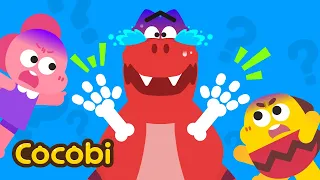 Where Are My Hands? | Nursery Rhymes & Kids Songs | T-rex Lost His Hands | Cocobi