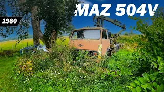 STARTING Old Soviet Truck after 10 years - MAZ 504V - Failed attempt