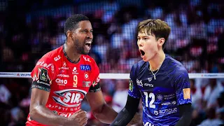 Ran Takahashi vs Wilfredo Leon | Monza vs Perugia | Superlega 2023