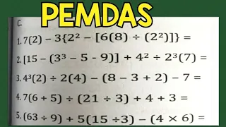 Order of Operations PEMDAS