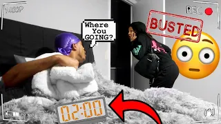 SNEAKING OUT AT 2AM PRANK ON BOYFRIEND*HILARIOUS REACTION*