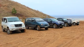 Интеллектуальный OFF ROAD УАЗ Патриот Vs Лэнд Ровер Vs Митцубиси Л200 Vs Красотка НадеждаVsНива 2121