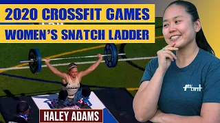 2020 Crossfit Games Womens Speed Snatch Ladder - Olympic Lifting Coach Reacts - Part 1 I WuLift