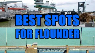 2 Great Flounder Fishing Spots | How to Get To The WALL | Flounder Fishing Galveston