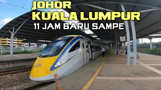 NAIK KERETA API DARI JOHOR KE KUALA LUMPUR MALAYSIA