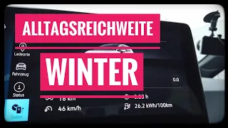 VW ID3 #20 Alltagsreichweite im Winter / Verbrauch auf dem Weg zur Arbeit