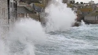 A STORMY SLICE OF St IVES - SPLASHING OUT AT THE LAMBETH WALK