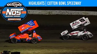 World of Outlaws NOS Energy Drink Sprint Cars | Cotton Bowl Speedway | March 16, 2024 | HIGHLIGHTS