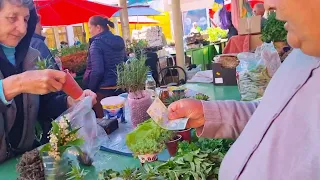 La cumpărături  in Piata Mihai Viteazul (Facem piata,cumparam Răsaduri) 🍀☘️🌿🌾#gateste #viral