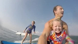 Tips for teaching little kids to surf