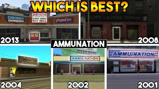 GTA : WHICH IS BEST AMMUNATION? (GTA 5, GTA 4, GTA SAN, GTA VC, GTA 3)