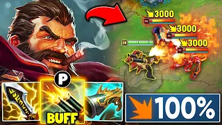 RIOT JUST OVER BUFFED CRIT GRAVES AND HIS DAMAGE IS INSANE! (NEW PASSIVE EFFECT?)