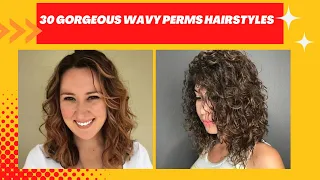 30 Gorgeous Wavy Perms Hairstyles