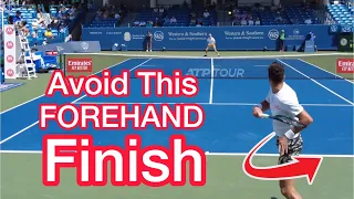 Jannik Sinner vs Thanasi Kokkinakis Forehand Comparison (Tennis Technique Explained)