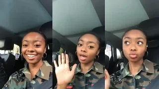 Skai Jackson | Instagram Live Stream | 28 October 2018