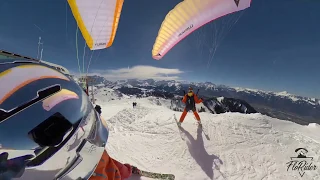 Speedflying Villars-sur-Ollon from Grand Chamossaire to Combe d'Orsay