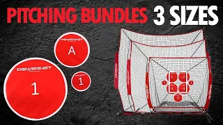 Pitching Bundle - Practice Net, Pitch Perfect Target System, Strike Zone and Weighted Training Ball