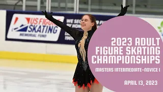 2023 Adult Figure Skating Championships | Master's Intermediate-Novice I