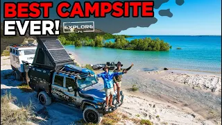 REMOTE CAMPING UNTOUCHED COASTLINE! CATCHING OUR OWN FOOD