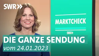 Sendung vom 24. Januar 2023: Zinsen, Bettdecken, Alkohol, Batteriespeicher  | Marktcheck SWR