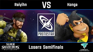 Raiyihn (Snake) vs Konga (Donkey Kong) - Ultimate Losers Semifinals - Protostar #36