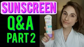 Sunscreen safety Q&A: oxybenzone, retinyl palmitate, DHA, kids