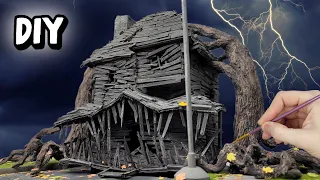 Жуткий дом из мультфильма "Дом монстр" своими руками / DIY