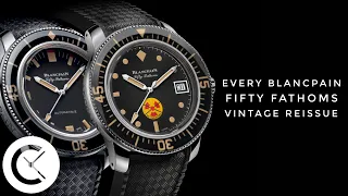 History of Every Blancpain Fifty Fathoms Vintage Reissue