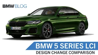 BMW 5 Series LCI Comparison