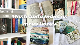 MOSTRANDO TODOS OS MEUS LIVROS - bookshelf tour