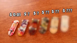 $0.10 Fingerboard VS $100 Fingerboard