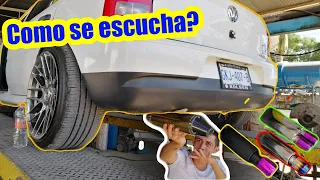 Probando Todos Estos Escapes En Un Auto De 4 Cilindros !!