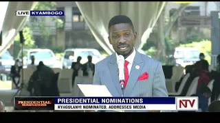 Bobi Wine's nomination day speech (Full)