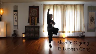 Shaolin Qigong 13 LUOHAN GONG 羅漢十三式 (HD)