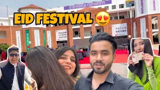 Eid Festival In Superior University Lahore❤️|Dosto Ny Eidi Jamma Ki😂