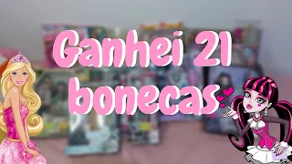 Ganhei 21 bonecas!!! (por tempo indeterminado)