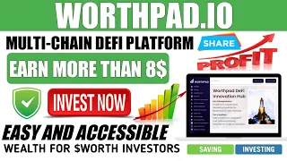 Worthpad Honest Review | WorthPad is Multi-Chain Defi Platform | WorthPad Is Profitable Site